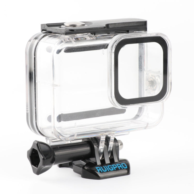 RUIGPRO para GoPro HERO8 Negro 45 m Carcasa protectora impermeable con hebilla Montaje básico y tornillo, RUIGPRO For GoPro HERO8 Black
