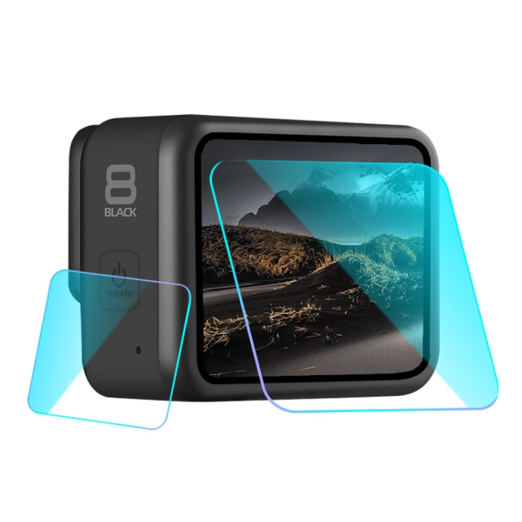 Para GoPro HERO8 Lente negra + Película de vidrio templado con pantalla LCD, For GoPro HERO8 Black