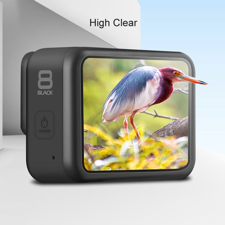 Para GoPro HERO8 Lente negra + Película de vidrio templado con pantalla LCD, For GoPro HERO8 Black