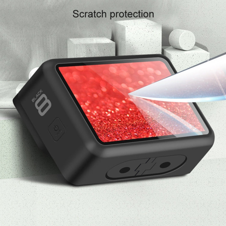 Para GoPro HERO8 Lente negra + Película de vidrio templado con pantalla LCD, For GoPro HERO8 Black