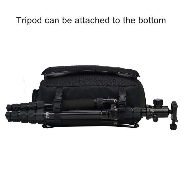 CADeN K12 Bolsa para cámara portátil Bolsa tipo bandolera con soporte para trípode para cámaras Nikon, Canon, Sony, DSLR / SLR
