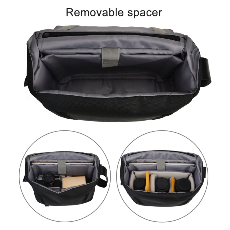 CADeN K12 Bolsa para cámara portátil Bolsa tipo bandolera con soporte para trípode para cámaras Nikon, Canon, Sony, DSLR / SLR