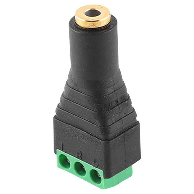 Conector de audio estéreo del bloque de terminales de 3 pines hembra de 3,5 mm, 3.5mm Female (3 Pin)