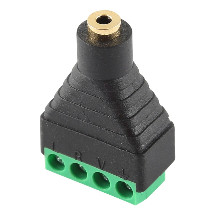 Conector de audio estéreo del bloque de terminales de 4 pines del enchufe hembra de 2,5 mm, 2.5mm Female (4 Pin)