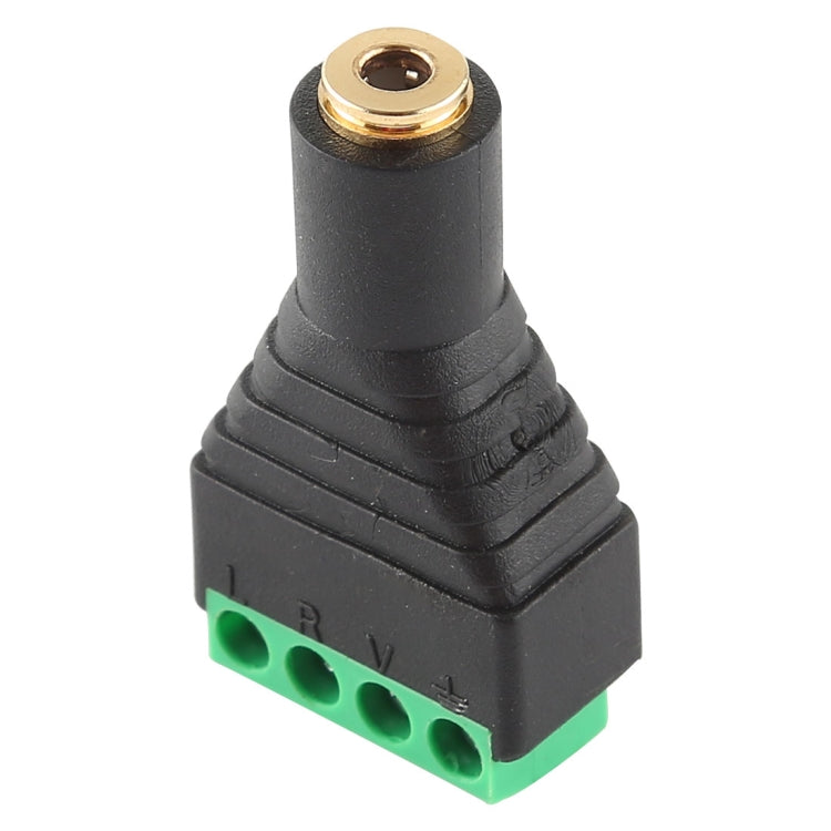 Conector de audio estéreo del bloque de terminales de 4 pines del enchufe hembra de 3,5 mm, 3.5mm Female (4 Pin)