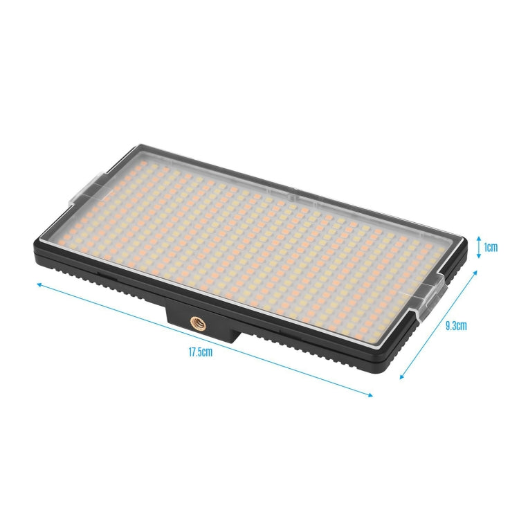 LED01 416 LED 3600LM Luz de estudio fotográfico y vídeo para fotografía profesional Vlogging para cámaras DSLR Canon / Nikon, 416 LED