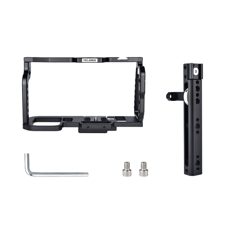 YELANGU C9-A YLG0911A Estabilizador de jaula para cámara de vídeo con mango para DJI BMPCC 4K, C9-A