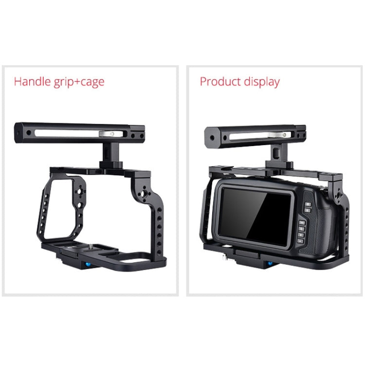 YELANGU C9-A YLG0911A Estabilizador de jaula para cámara de vídeo con mango para DJI BMPCC 4K, C9-A