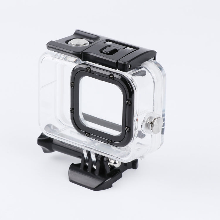 Para GoPro HERO8 Black 45m Funda protectora impermeable con hebilla Montaje básico y tornillo, For GoPro HERO8 Black