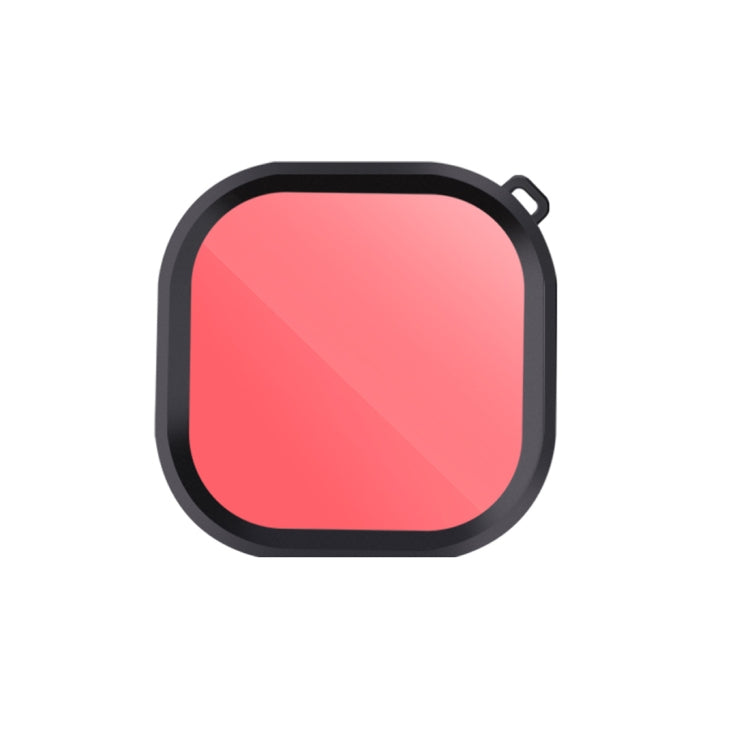 Filtro de lente de color de buceo de carcasa cuadrada para GoPro HERO8 carcasa impermeable Original negra, Pink, Purple, Red