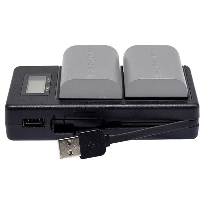 Cargador LCD digital de batería SLR para cámara digital LP-E6 para la serie Canon, LP-E6