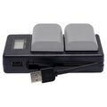 Cargador LCD digital de batería SLR para cámara digital LP-E6 para la serie Canon, LP-E6