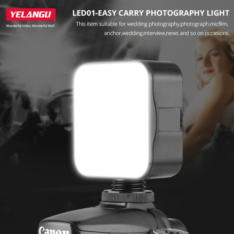 YELANGU LED01 49 Luz de vídeo LED para cámara/videocámara, Video Light