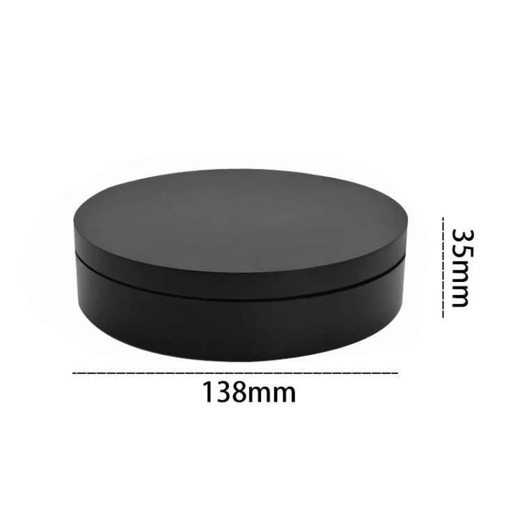 Placa giratoria de exhibición inteligente de 360 grados con carga USB de 13,8 cm, soporte para Grabación de Vídeo, accesorios para fotografía, carga de 3kg