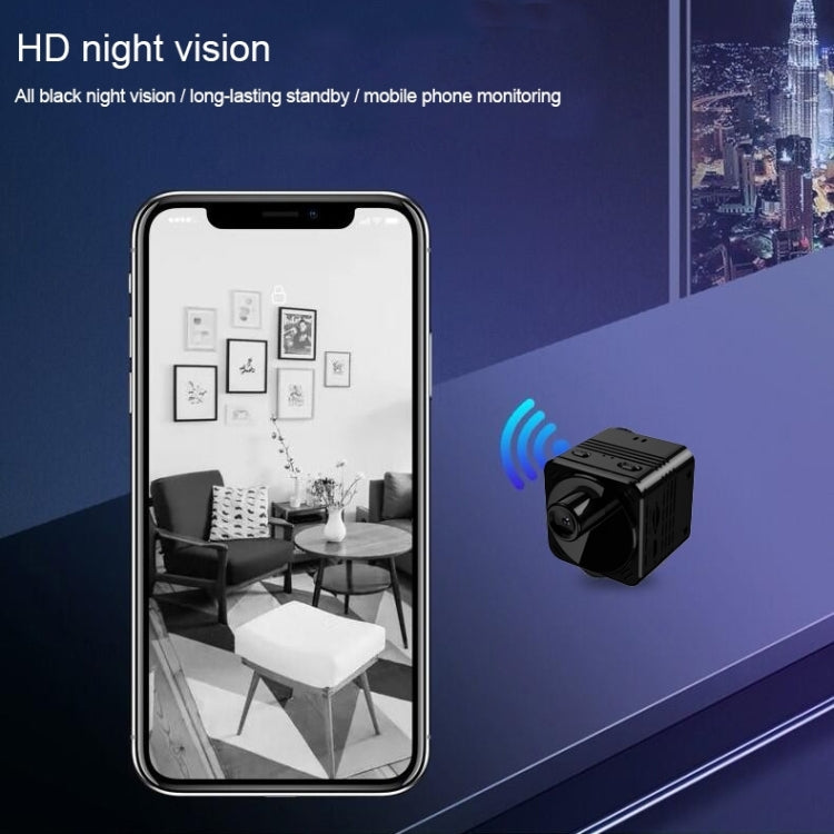 Mini cámara grabadora DV R89 Full HD 1080P WiFi, compatible con detección de monitor, visión nocturna, grabación en bucle y tarjeta TF, R89