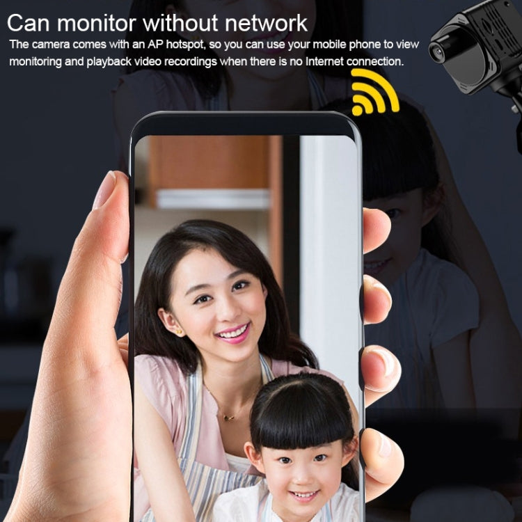Mini cámara grabadora DV R89 Full HD 1080P WiFi, compatible con detección de monitor, visión nocturna, grabación en bucle y tarjeta TF, R89