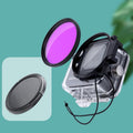 RUIGPRO para GoPro HERO8 Professional 58 mm Color Carcasa de buceo Filtro de lente + Carcasa de buceo Estuche impermeable con anillo adaptador de filtro y tapa de lente