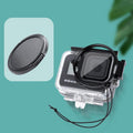 RUIGPRO para GoPro HERO8 Anillo adaptador de filtro de 58 mm + Estuche impermeable con tapa de lente