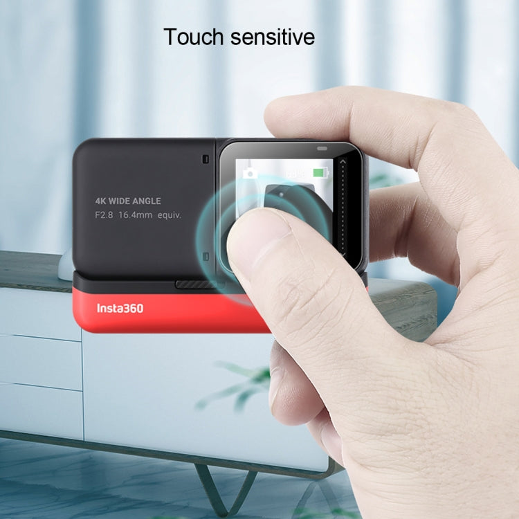 Lente + Película de vidrio templado con pantalla LCD para Insta 360 One R 4K, For Insta 360 One R 4K