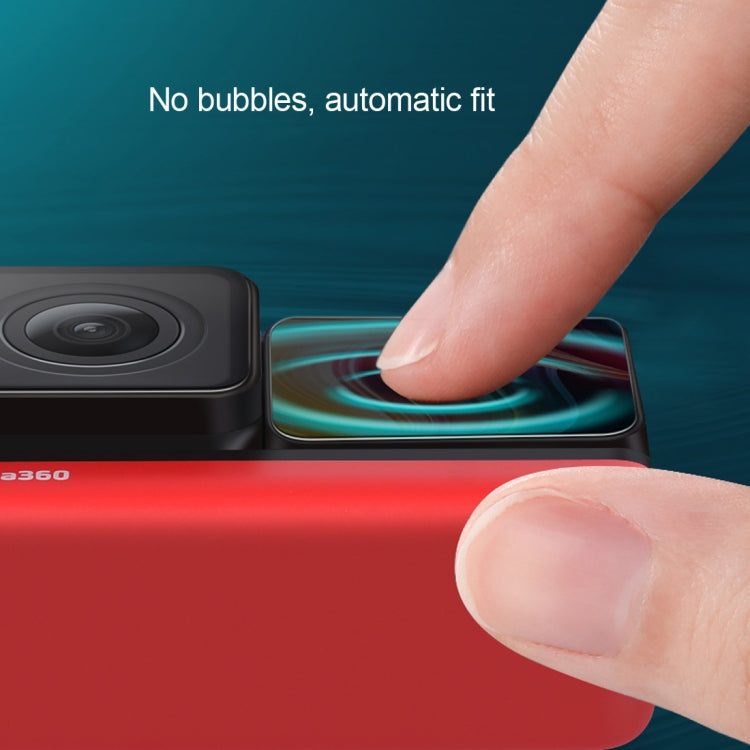 Lente + Película de vidrio templado con pantalla LCD para Insta 360 One R 4K, For Insta 360 One R 4K