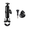 Biela de 9 cm Cabeza esférica de 20 mm Soporte de montaje fijo para manillar de motocicleta con adaptador de trípode y tornillo para GoPro Hero11 Negro / HERO10 Negro /9 Negro /8 Negro /7/6/5/5 Sesión /4 Sesión /4/3+ /3/2/1, DJI Osmo Action y otras cám...