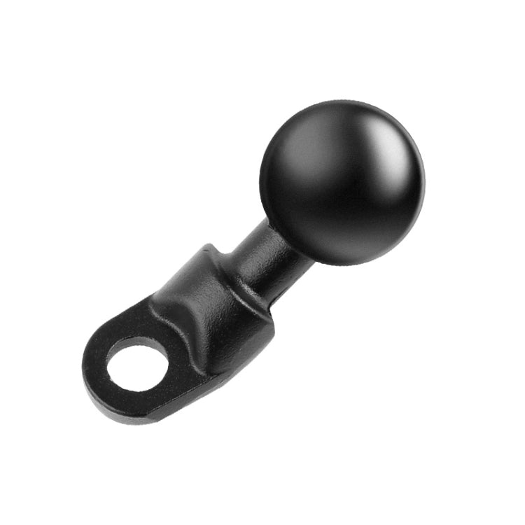 Soporte de montaje fijo con orificio para tornillo para espejo retrovisor de motocicleta con cabeza esférica de 25 mm para GoPro Hero11 Negro / HERO10 Negro / 9 Negro / 8 Negro / 7/6/5/5 Sesión / 4 Sesión / 4/3+ / 3/2/1, DJI OsmoCámaras de acción y otr...