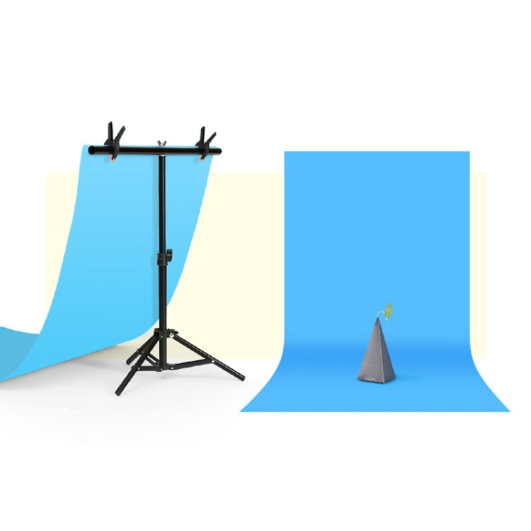 70x75cm en forma de T fondo de estudio fotográfico soporte telón de fondo Kit de soporte de barra transversal con clips, sin fondo, 70x75cm
