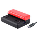 R-R-LF8-CINOR8CA para Insta360 ONE R 4K cámara panorámica Cargador de baterías carga rápida interfaz de carga doble Base de carga, Batteries Charger