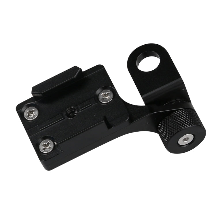 Espejo retrovisor de motocicleta CNC Soporte de soporte fijo de aleación de aluminio para GoPro HERO11 Black/HERO10 Black/HERO9 Black /HERO8 Black /7/6/5/5 Session /4/3+ /3/2/1, DJI Osmo Action, Xiaomi Xiaoyi, Cámara SJCAM