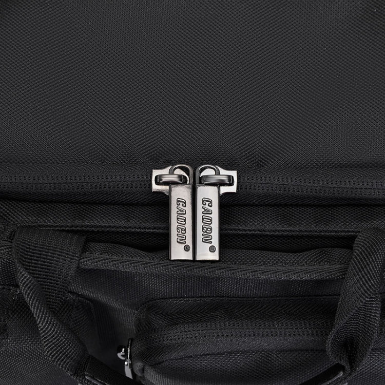 CADEN D28 Bolso multifuncional portátil para cámara de hombro simple y doble con correa