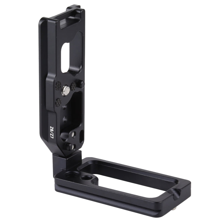 Soporte de placa L de liberación rápida de disparo Vertical de 1/4 pulgadas para Nikon Z6/Z7, For Nikon Z6 / Z7