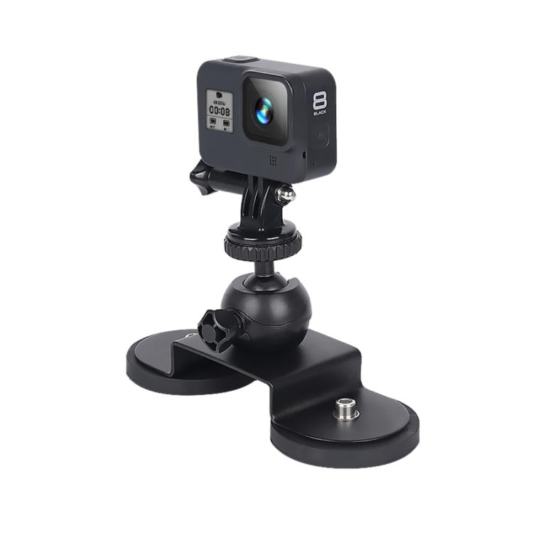 Soporte de montaje con ventosa para automóvil para GoPro Hero11 Black / HERO10 Black / HERO9 Black / HERO8 Black /7/6/5/5 Session /4 Session /4/3+ /3/2/1, Xiaoyi y otras cámaras de acción, tamaño:M, Size: M