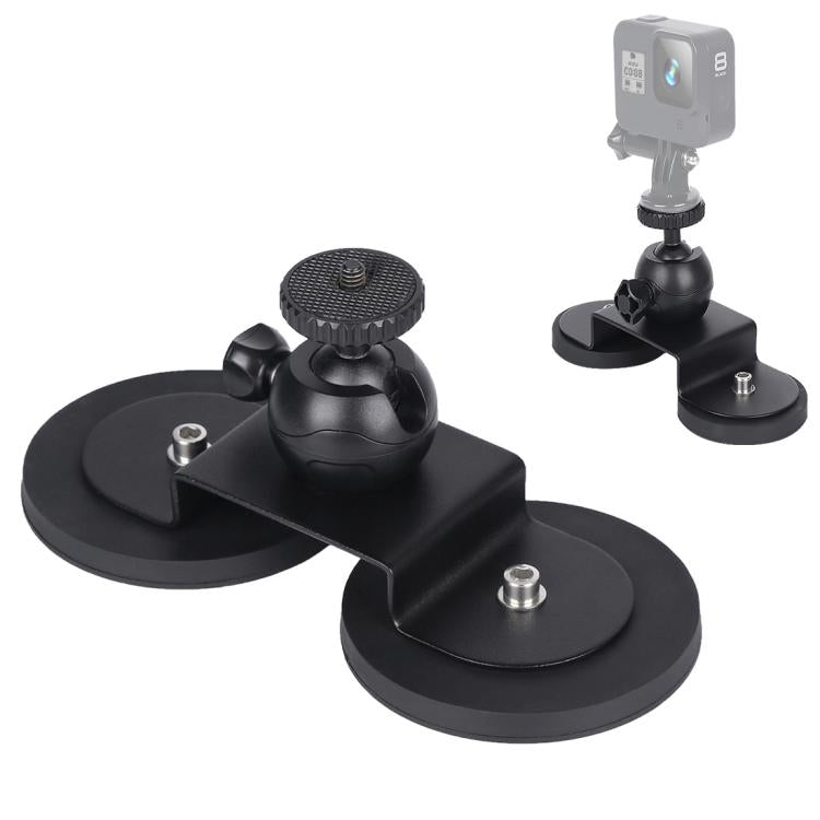 Soporte de montaje con ventosa para automóvil para GoPro Hero11 Black / HERO10 Black / HERO9 Black / HERO8 Black /7/6/5/5 Session /4 Session /4/3+ /3/2/1, Xiaoyi y otras cámaras de acción, tamaño:l, Size: L