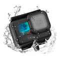 Funda protectora resistente al agua hasta 50 m con hebilla, montaje básico y tornillo para GoPro HERO10 Black / HERO9 Black, 50m Waterproof Case