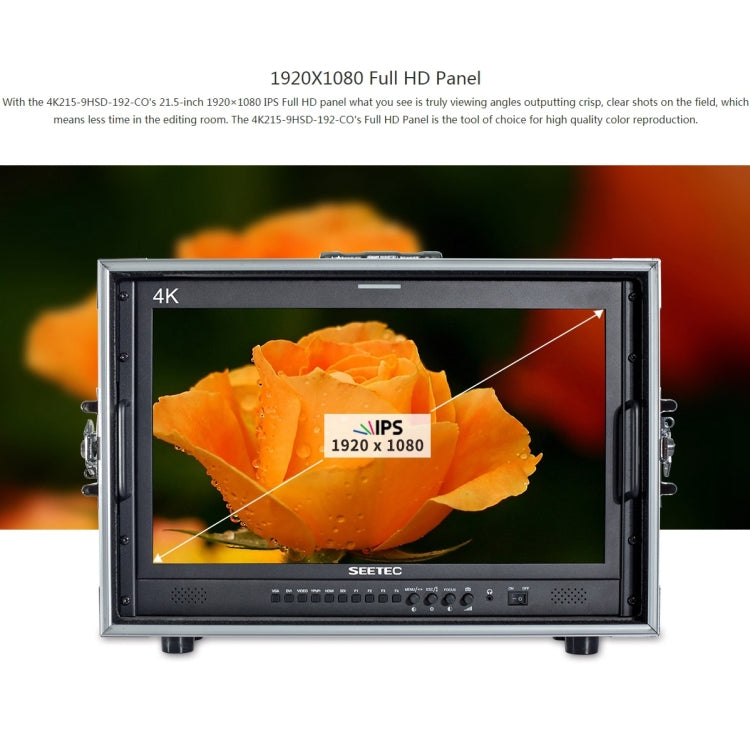 SEETEC 4K215-9HSD-CO 1920x1080 21,5 pulgadas SDI / HDMI Full HD Director Box Cámara Monitor de campo, 4K215-9HSD-CO