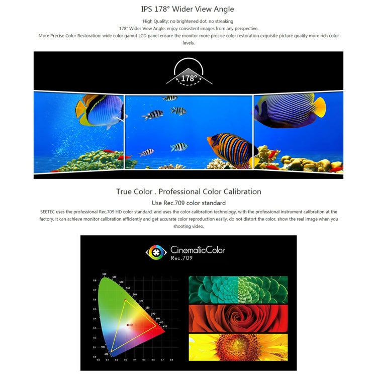 SEETEC 4K215-9HSD-CO 1920x1080 21,5 pulgadas SDI / HDMI Full HD Director Box Cámara Monitor de campo, 4K215-9HSD-CO