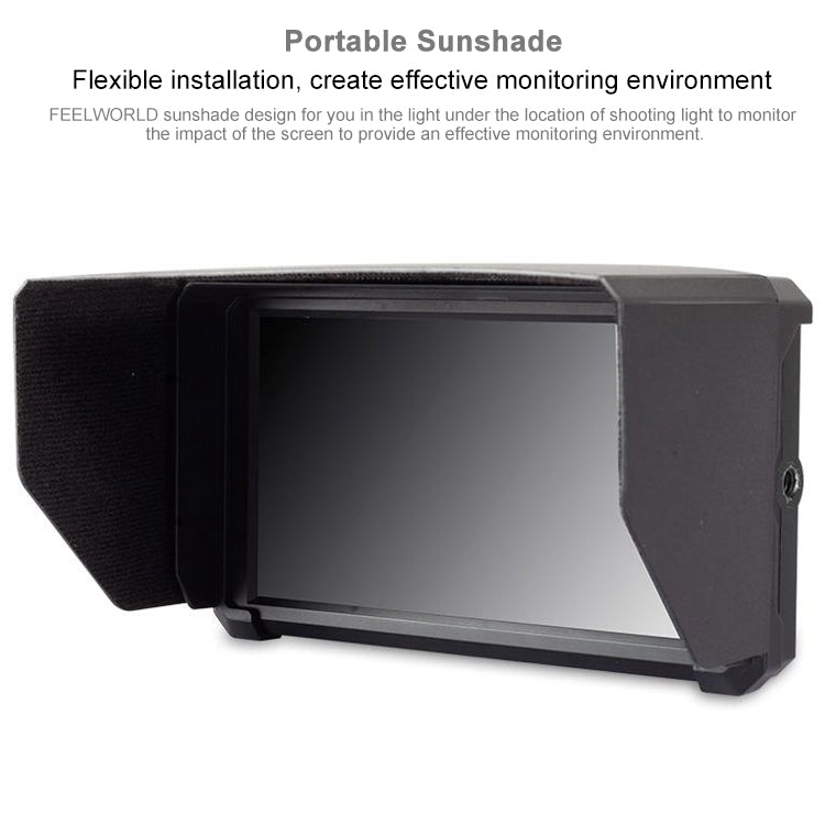 FEELWORLD F6 1920x1080 Pantalla IPS de 5,5 pulgadas Monitor de campo de cámara HDMI 4K, F6