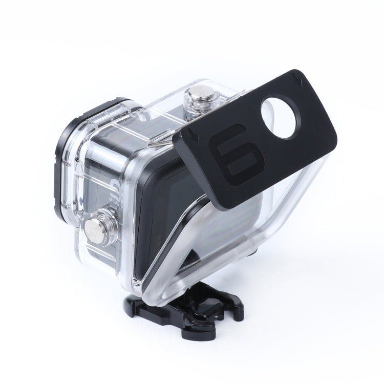 Funda protectora impermeable de 45 m con hebilla, montaje básico y tornillo para GoPro HERO10 Black / HERO9 Black, For GoPro HERO9 Black
