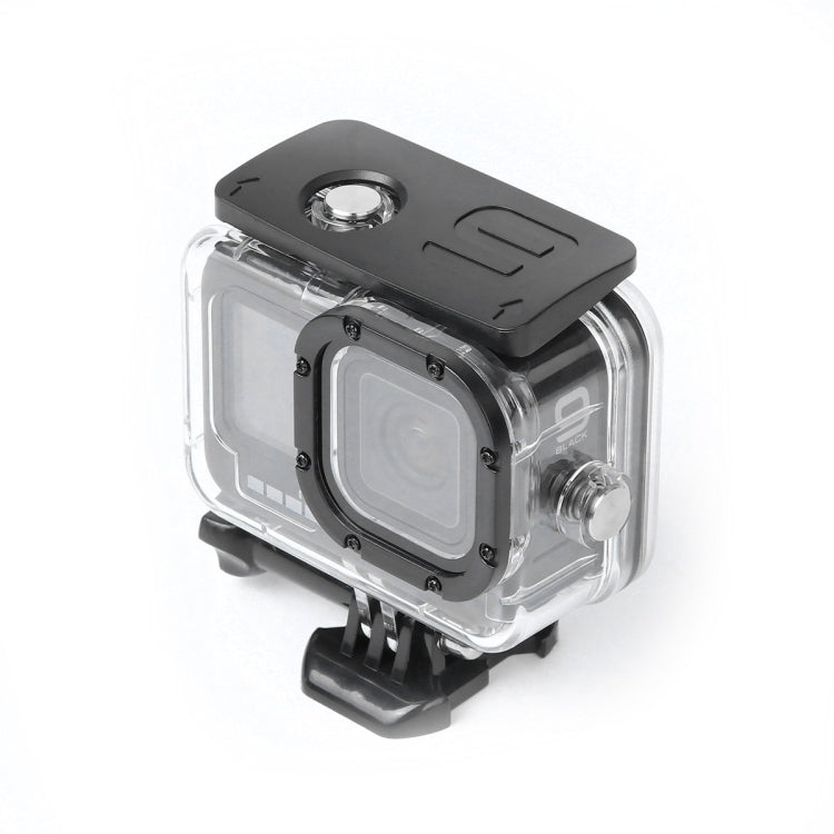 Funda protectora a prueba de golpes y polvo con orificio de carga y hebilla Montaje básico y tornillo para GoPro HERO10 Black / HERO9 Black