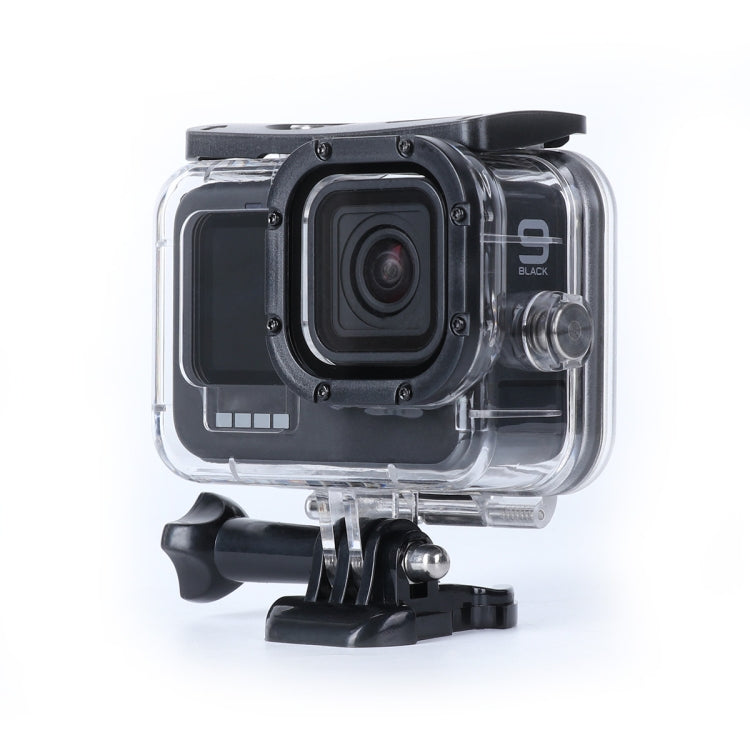 Funda protectora a prueba de golpes y polvo con orificio de carga y hebilla Montaje básico y tornillo para GoPro HERO10 Black / HERO9 Black