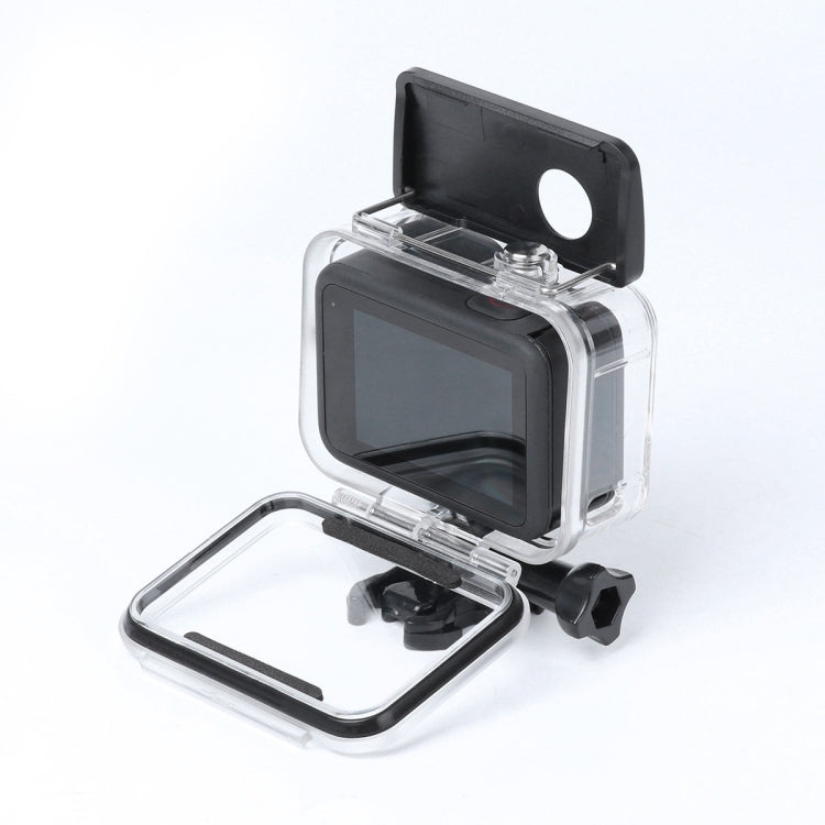 Funda protectora a prueba de golpes y polvo con orificio de carga y hebilla Montaje básico y tornillo para GoPro HERO10 Black / HERO9 Black