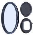 RUIGPRO para GoPro HERO10 Black / HERO9 Black Filtro de lente UV profesional de 52 mm con anillo adaptador de filtro y tapa de lente