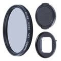 RUIGPRO para GoPro HERO10 Black / HERO9 Black Filtro de lente CPL profesional de 52 mm con anillo adaptador de filtro y tapa de lente