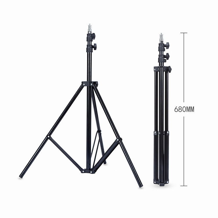 TRIOPO Ubao 1.yam Trípode de metal con luz de estudio portátil, 1.9m Height