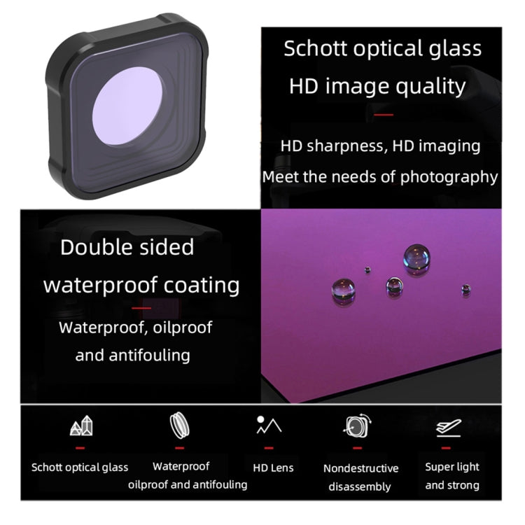 Filtro de lente CPL serie JSR KB para GoPro HERO10 Black / HERO9 Black, CPL