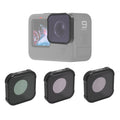Filtro de lente JSR KB Series CPL+ND8+ND16 para GoPro HERO10 Negro / HERO9 Negro, 3-in-1