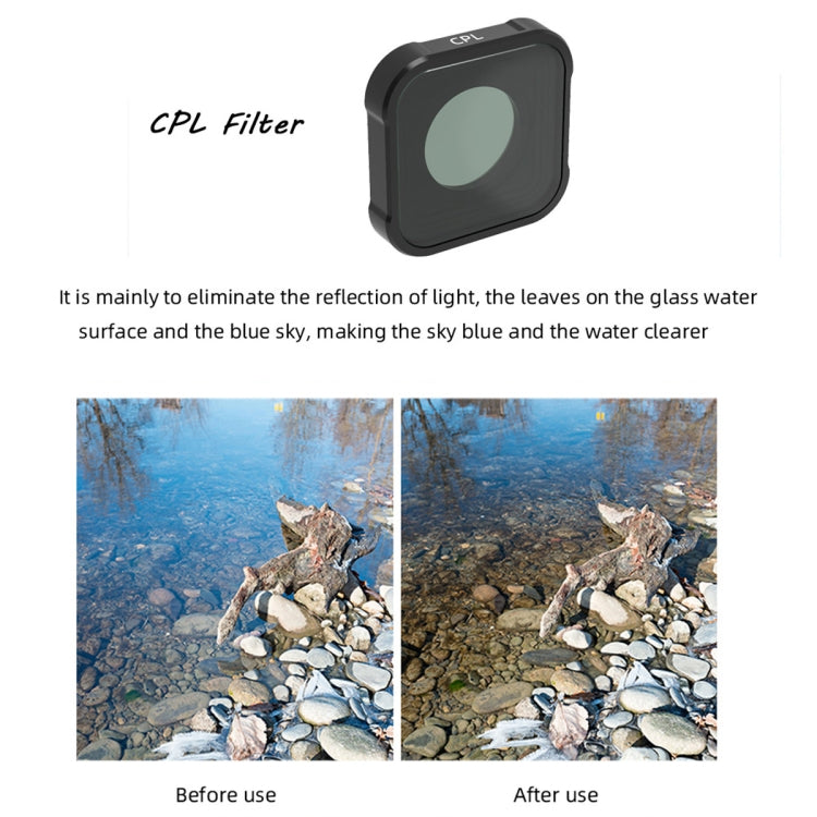 Filtro de lente JSR KB Series MCUV+CPL+ND8+ND16+ND32 para GoPro HERO10 Negro / HERO9 Negro, 5-in-1