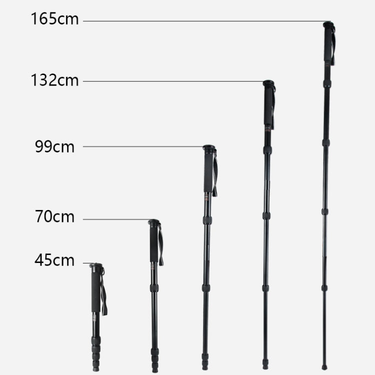BEXIN MAS325 Soporte monopié de aleación de aluminio para cámara DSLR portátil de viaje al aire libre, MAS325
