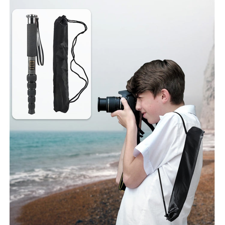 BEXIN P306C Soporte monopié de fibra de carbono para cámara DSLR portátil de viaje al aire libre, P306C