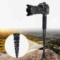 BEXIN P308D Soporte monopié de aleación de aluminio para cámara DSLR portátil de viaje al aire libre, P308D